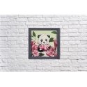 Beldizart Panda ir gėlės 38*38 cm WD2341 Beldizart Panda ir gėlės 38*38 cm WD2341