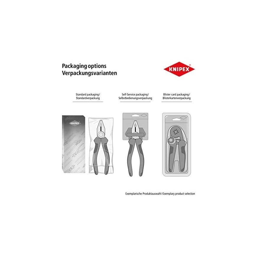 Kombinuotos didelės svertinės jėgos replės KNIPEX 0201200 – 8