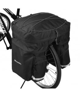 Wozinsky spacious bike bag 60 l for the trunk (rain cover included) juodas (WBB13BK)