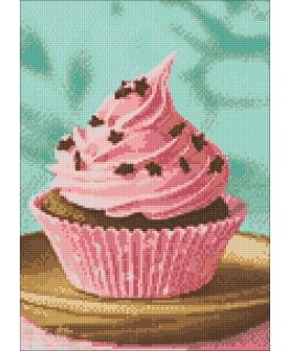 Beldizart Pink cupcake 27*38 cm WD042