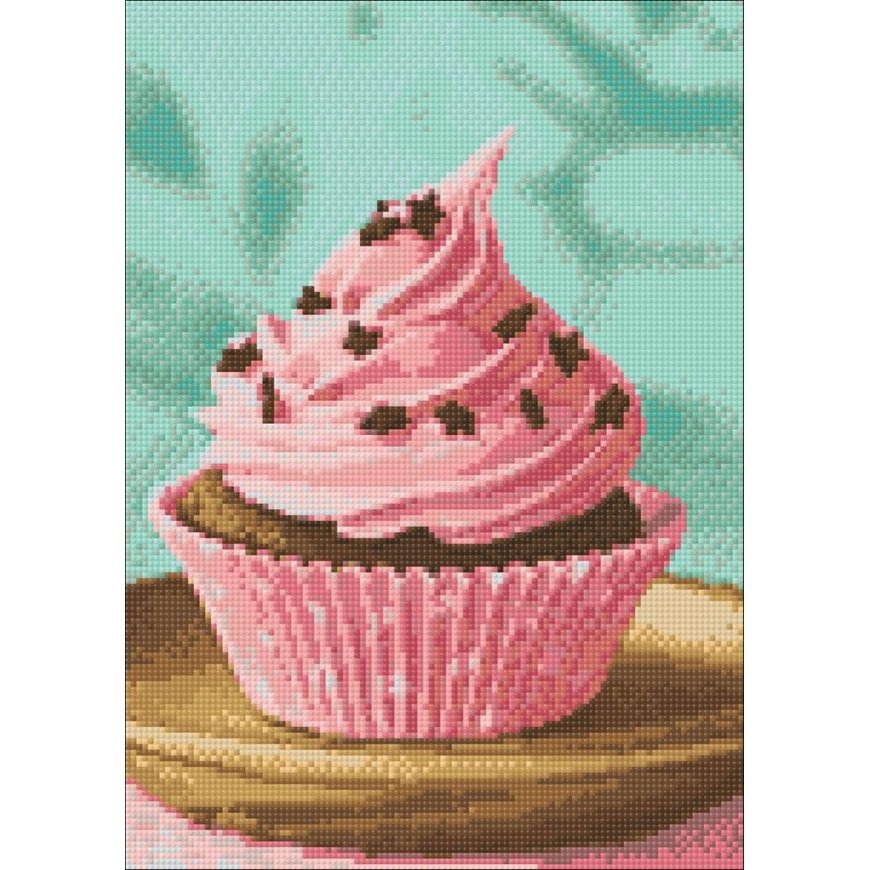 Beldizart Pink cupcake 27*38 cm WD042