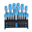 Mega Screwdriver and bit set, 50pcs, crv, soft touch