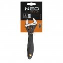 Neo Adjustable Wrench 200mm Rubber Handle (03-017)
