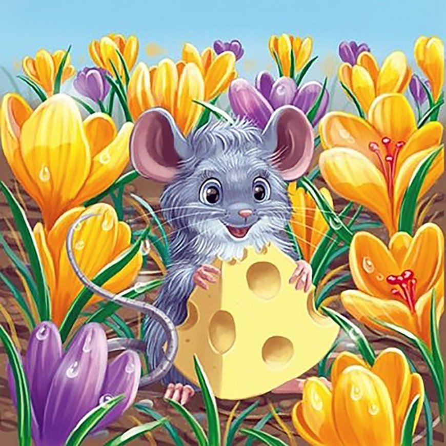 Beldizart SALE (discontinued) Harvest Mouse 38*38
