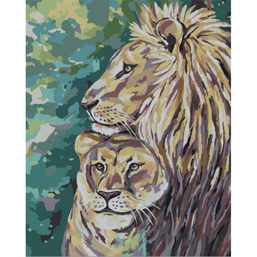 Beldizart Paint by numbers kit Pride power. After Kate Shi 40x50 cm W002