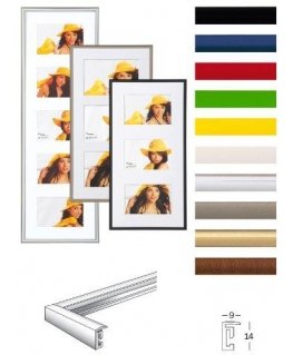 Photo Frame Frame Walther The New Way of Life, 3 x 13 x 18, Złota (KV338G)