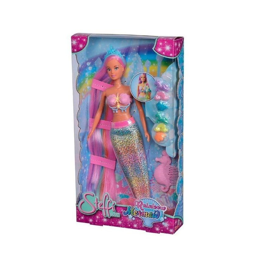 SIMBA Doll Steffi Tęczowa Syrena with Accessories – 8
