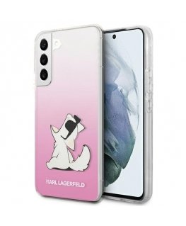 Karl Lagerfeld KLHCS22MCFNRCPI S22+ S906 hardcase rožinė/pink Choupette Eat