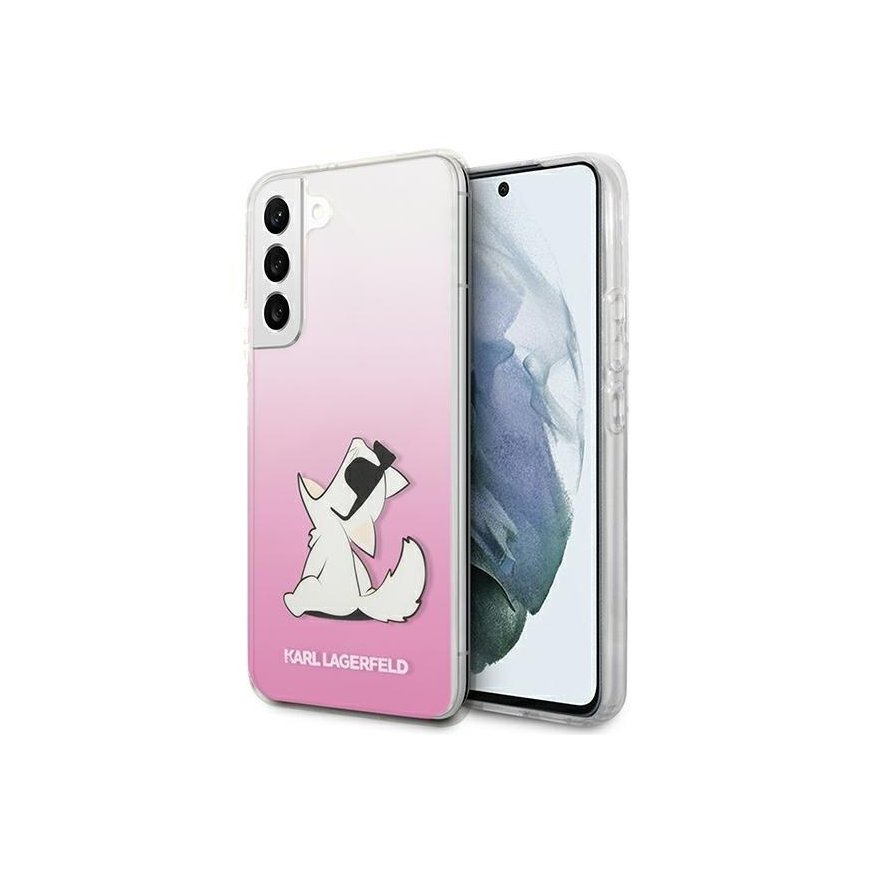 Karl Lagerfeld KLHCS22MCFNRCPI S22+ S906 hardcase pink Choupette Eat