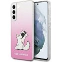 Karl Lagerfeld KLHCS22MCFNRCPI S22+ S906 hardcase pink Choupette Eat Karl Lagerfeld KLHCS22MCFNRCPI S22+ S906 hardcase pink Choupette Eat