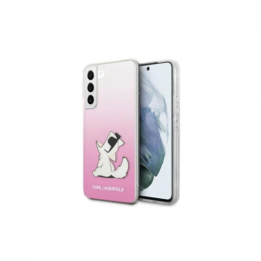 Karl Lagerfeld KLHCS22MCFNRCPI S22+ S906 hardcase pink Choupette Eat – 3