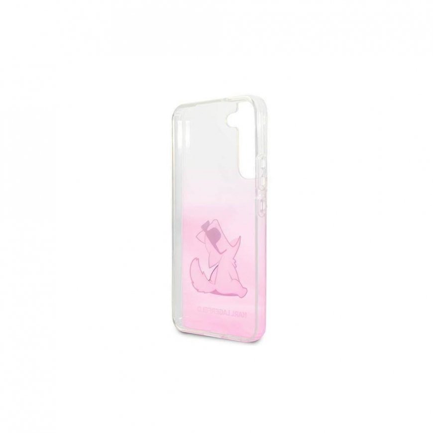 Karl Lagerfeld KLHCS22MCFNRCPI S22+ S906 hardcase rožinė/pink Choupette Eat – 4