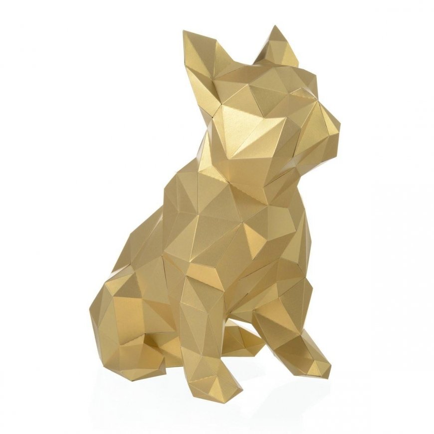 Beldizart Wizardi 3D Papercraft Kit Bulldog PP-2BJU-GLD – 4