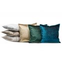 Eurofirany ROYAL / 1 Velvet pillowcase with zircons, 45X45 cm, color: blue Eurofirany ROYAL / 1 Velvet pillowcase with zircons, 45X45 cm, color: blue