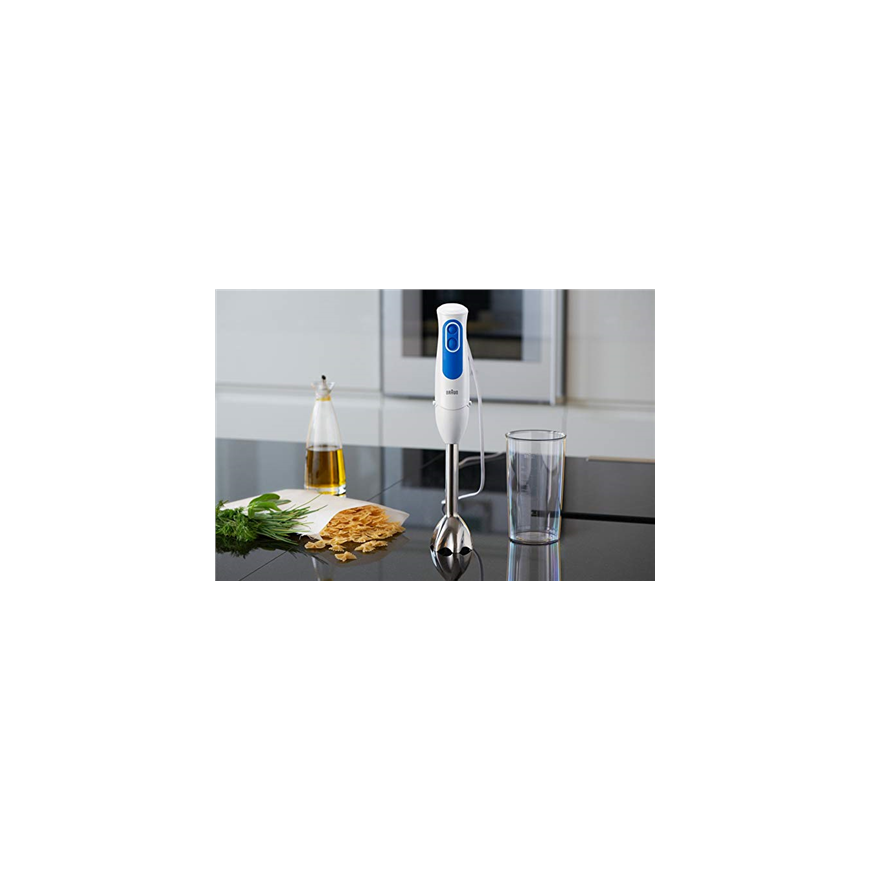 Blender Braun MultiQuick 3 MQ 3000 WH Smoothie+ White/blue, Hand Blender, 700 W, Shaft material Stai – 2