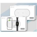 Devia 3In1 Charger for smart phone & Applewatch & Earphone V4 (10W) baltas