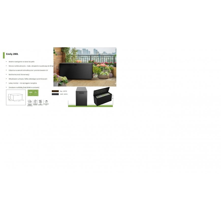 Keter Garden box Keter Emily 280