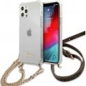 Guess GUHCP12MKC4GSGO iPhone 12/12 Pro 6.1" Transparent hard case 4G Gold Chain Guess GUHCP12MKC4GSGO iPhone 12/12 Pro 6.1" Transparent hard case 4G Gold Chain