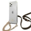 Guess GUHCP12MKC4GSGO iPhone 12/12 Pro 6.1" Transparent hard case 4G Gold Chain Guess GUHCP12MKC4GSGO iPhone 12/12 Pro 6.1" Transparent hard case 4G Gold Chain