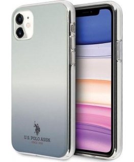 Us Polo Assn US Polo USHCN61TRDGLB iPhone 11 Blue/Blue Gradient Pattern Collection
