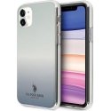 Us Polo Assn US Polo USHCN61TRDGLB iPhone 11 mėlyna/mėlyna gradiento raštų kolekcija