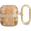Guess GUA2HHFLD AirPods cover gold/gold Paisley Strap Collection Guess GUA2HHFLD AirPods cover gold/gold Paisley Strap Collection