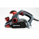 GRAPHITE 850W planer, 3 mm planing depth, 82 mm planing width GRAPHITE 850W planer, 3 mm planing depth, 82 mm planing width