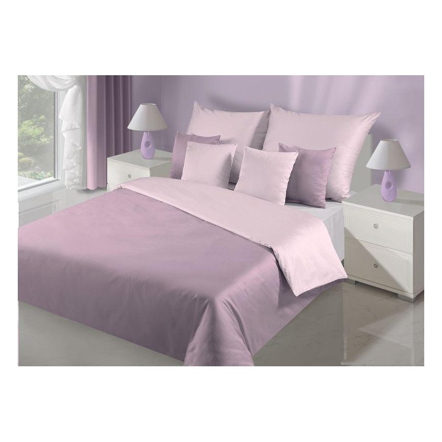 Eurofirany NOVA3 high-quality cotton satin monochrome bedding set, 180 X 200 cm, 2 pcs. 70 X 80cm, c – 5