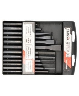 YATO CUTTERS, CUTTERS AND PUNCHES SET 12elem. 4714