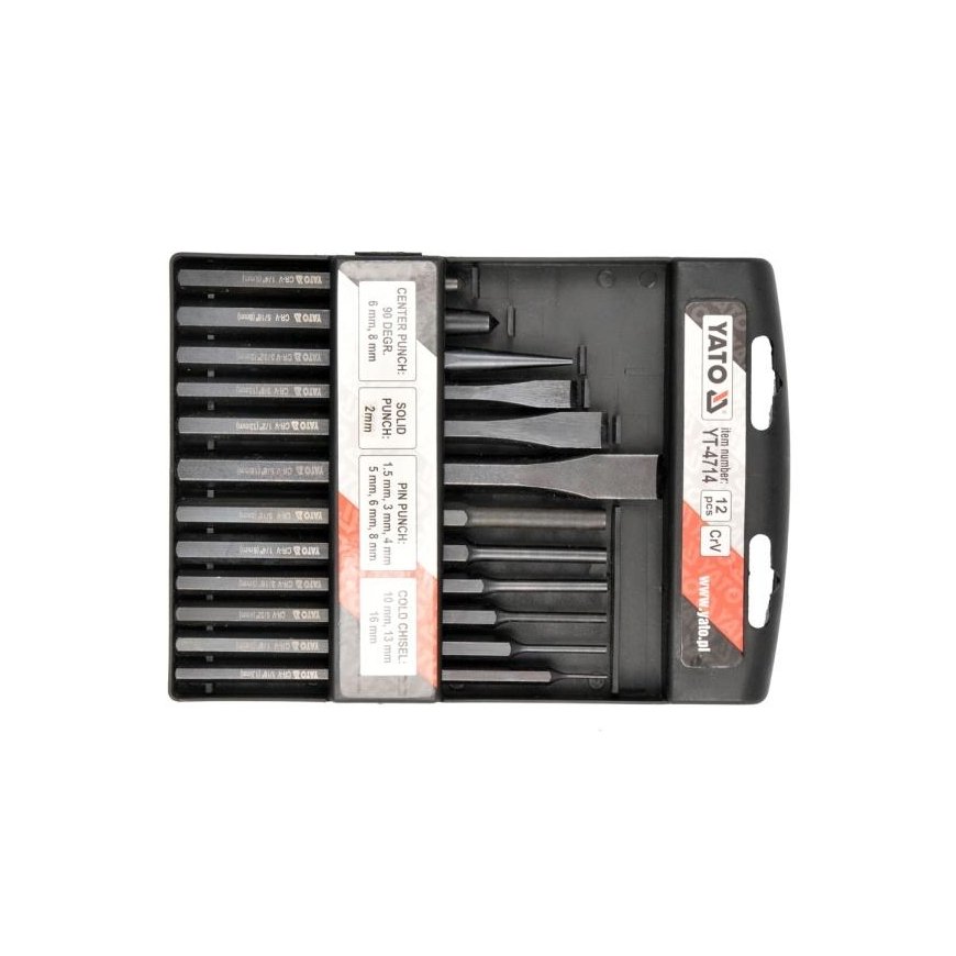 YATO CUTTERS, CUTTERS AND PUNCHES SET