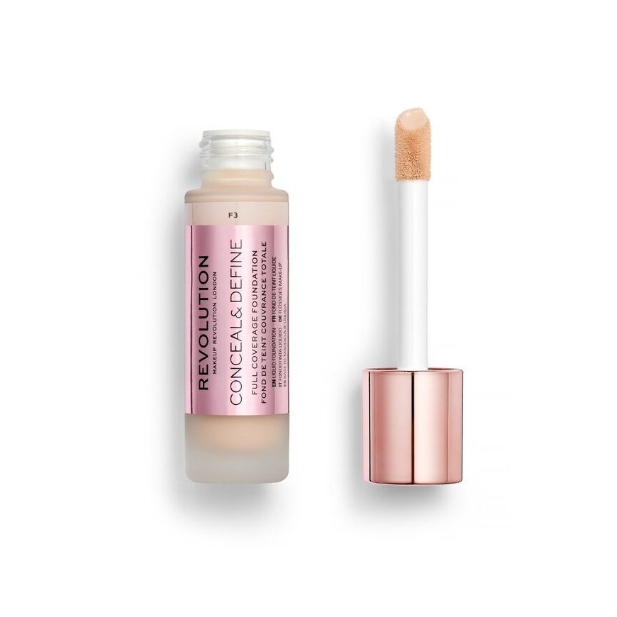 Makeup Revolution Conceal and Define Foundation F3 23ml