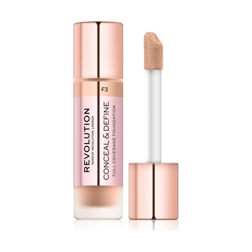 Makeup Revolution Conceal and Define Foundation F3 23ml – 2