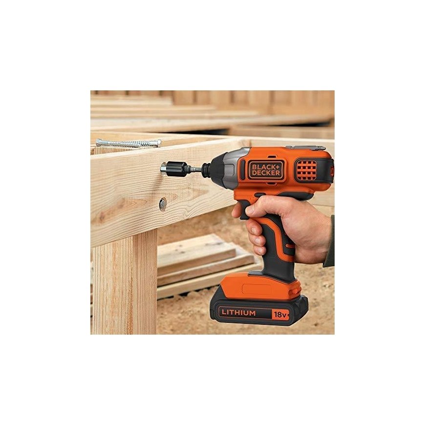 Black & Decker Juodas & Decker BDCIM18N 18 V atsuktuvas – 12