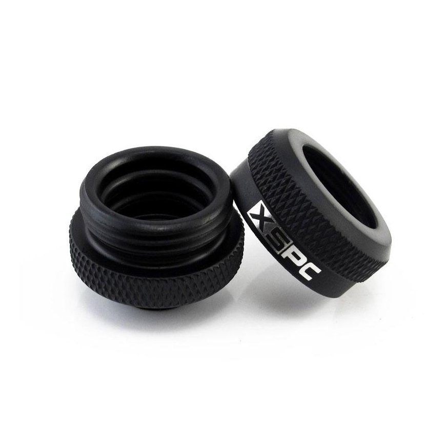 XSPC jungtis G1/4" iki 14mm kieto vamzdelio, juodas matinis - 8 vnt – 4