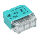 Orno 3-wire push-in connector for wire 0.75-2.5 mm ? IEC 300V / 24A 100 pcs. Orno 3-wire push-in connector for wire 0.75-2.5 mm ? IEC 300V / 24A 100 pcs.