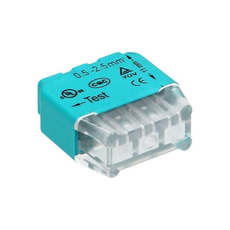 Orno 3-wire push-in connector for wire 0.75-2.5 mm ? IEC 300V / 24A 100 pcs. – 9