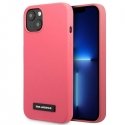 Karl Lagerfeld KLHCP13SSLMP1PI iPhone 13 mini 5.4 inch hardcase fuchsia/fuchsia silicone plate