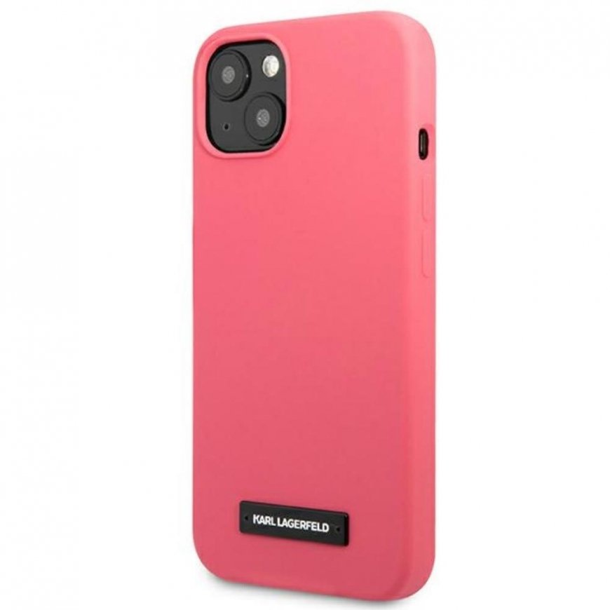 Karl Lagerfeld KLHCP13SSLMP1PI iPhone 13 mini 5,4 colių hardcase fuksja/fuksijos silikoninė plokštel – 2