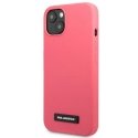 Karl Lagerfeld KLHCP13SSLMP1PI iPhone 13 mini 5,4 colių hardcase fuksja/fuksijos silikoninė plokštel Karl Lagerfeld KLHCP13SSLMP1PI iPhone 13 mini 5,4 colių hardcase fuksja/fuksijos silikoninė plokštel