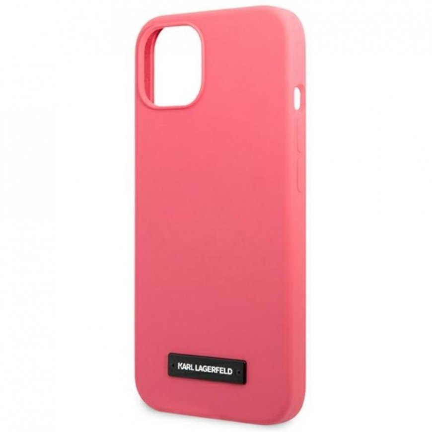 Karl Lagerfeld KLHCP13SSLMP1PI iPhone 13 mini 5.4 inch hardcase fuchsia/fuchsia silicone plate – 3