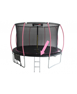 Lean Sport Spyruoklinis užvalkalas Sport Max 16 pėdų batutui juodai rožinis