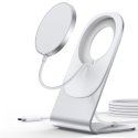 Magnetic wireless charger with stand CHOETECH, 15W, MagSafe