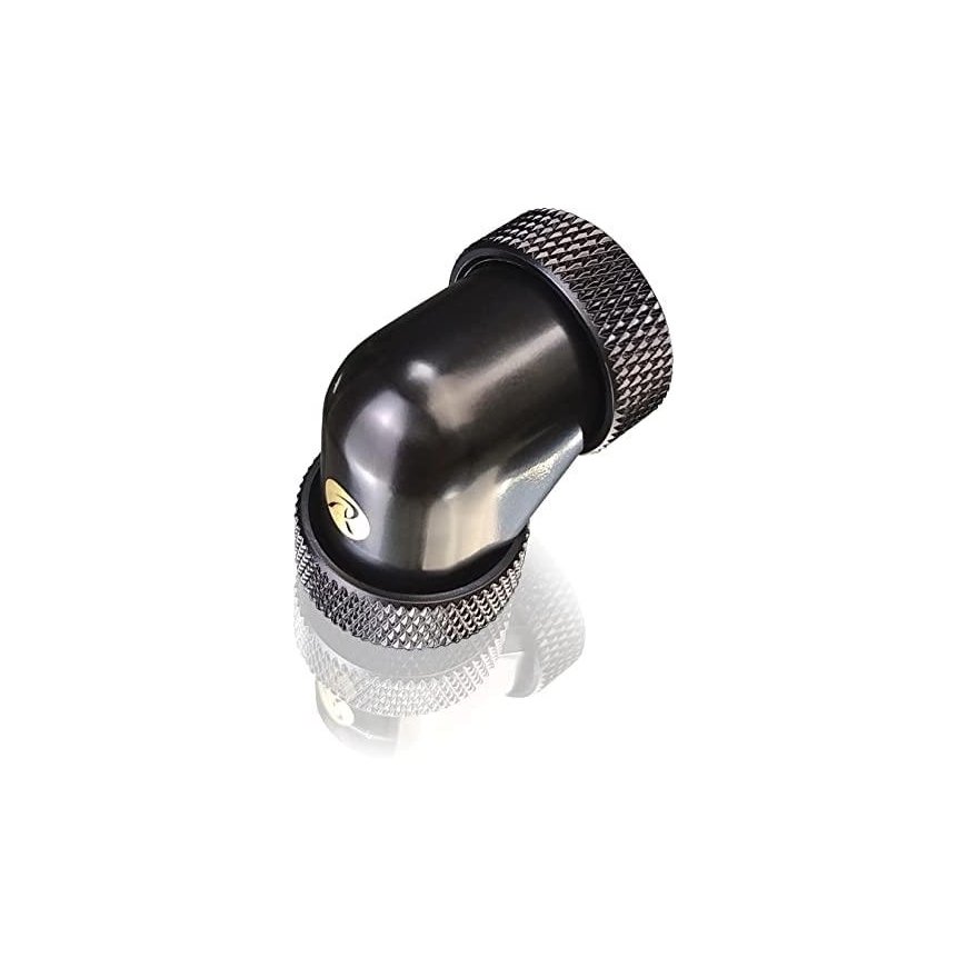 Raijintek Raijintek jungtis PELIAS D140906, 14 mm, 90 laipsnių Adapteris - 6 er pakuotė, juoda – 7
