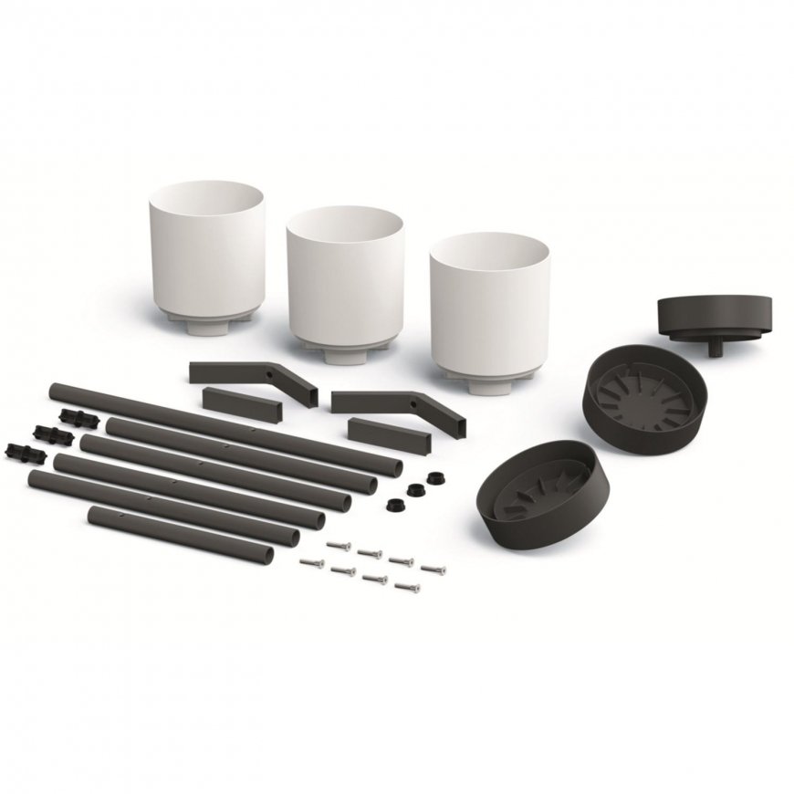 Prosperplast Kwietnik BLOOMIE STAND - balta – 2