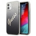 Guess GUHCP12SPCUGLSBK iPhone 12 mini 5.4" black/black hardcase Glitter Gradient Script Guess GUHCP12SPCUGLSBK iPhone 12 mini 5.4" black/black hardcase Glitter Gradient Script