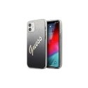 Guess GUHCP12SPCUGLSBK iPhone 12 mini 5.4" juodas/juodas hardcase Glitter Gradient Script Guess GUHCP12SPCUGLSBK iPhone 12 mini 5.4" juodas/juodas hardcase Glitter Gradient Script