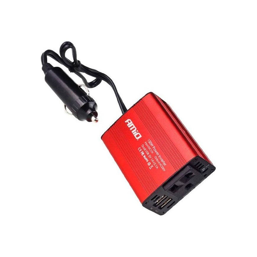 Amio Voltage converter 12v / 230v 150w / 300w 2xusb pi01 – 2