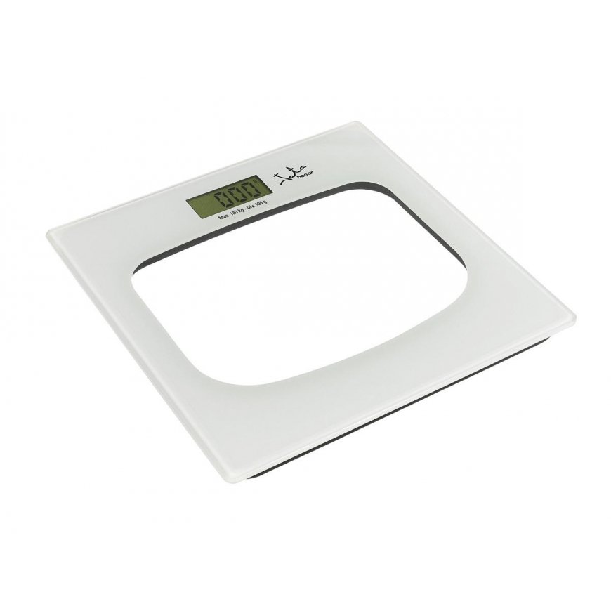 Kitchen scale Digital bathroom scale JATA P111 180 Kg White Glass – 2