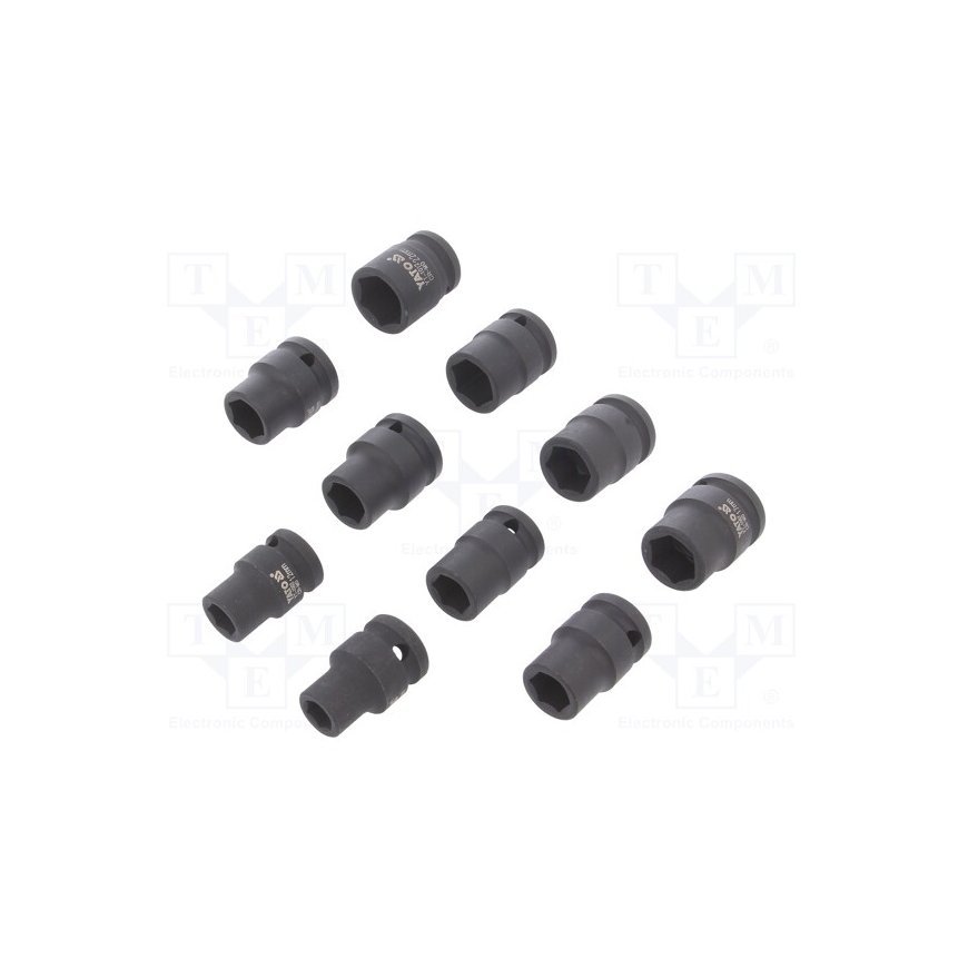 YATO 1/2 "IMPACT SOCETS RINKINYS 10 vnt. 10-22mm 1025 – 2