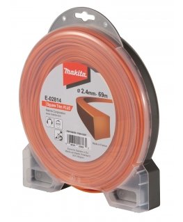 Makita E-02814 Trimeriai 2,4mm/69m kvadratinis valas